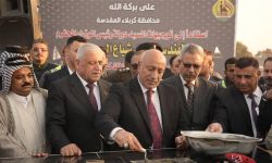 وضع أساس خمسة جسور جديدة في كربلاء